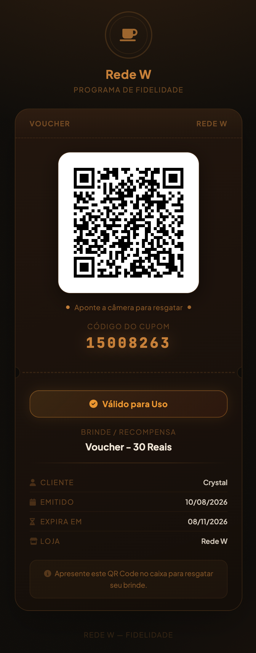 Voucher QR